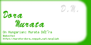 dora murata business card